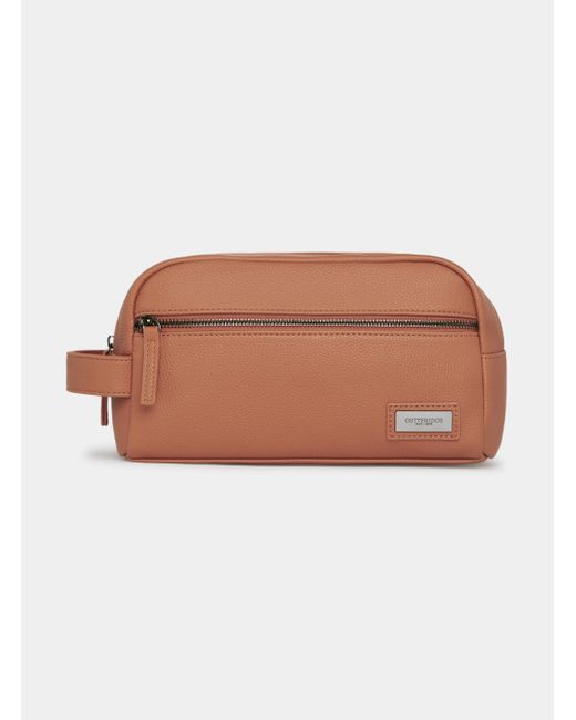 Necessaire Con Cerniera, Taglia di Gutteridge in Brown da Uomo