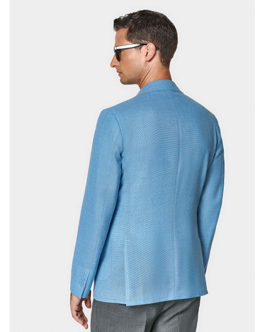 Giacca Hopsack di Gutteridge in Blue da Uomo