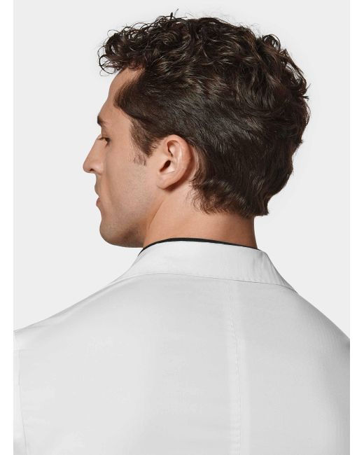 Americana De Popelina De Algodón, Talla Gutteridge de hombre de color Gray