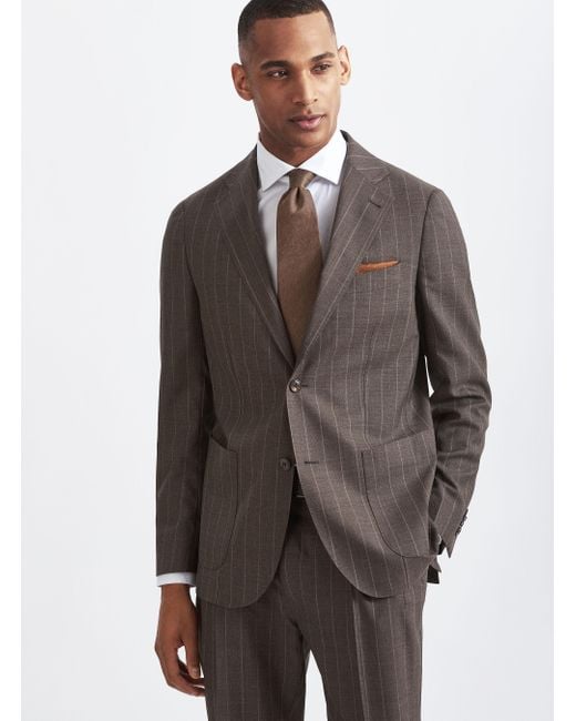 Giacca Per Abito di Gutteridge in Brown da Uomo