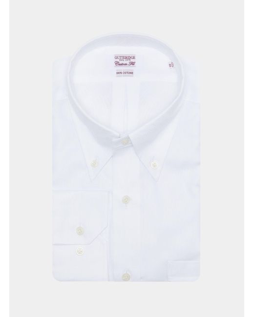 Camicia Confortevole di Gutteridge in White da Uomo