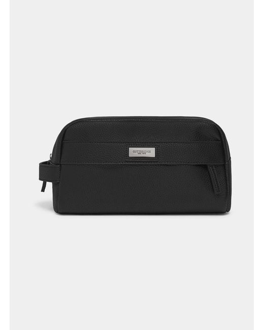 Necessaire Con Cerniera di Gutteridge in Black da Uomo