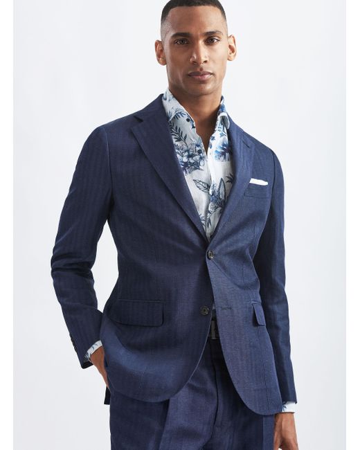 Giacca Per Abito di Gutteridge in Blue da Uomo