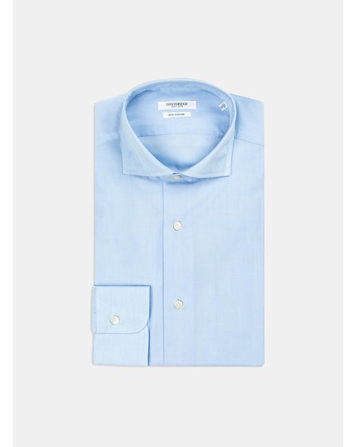 Camicia Con Collo Francese di Gutteridge in Blue da Uomo