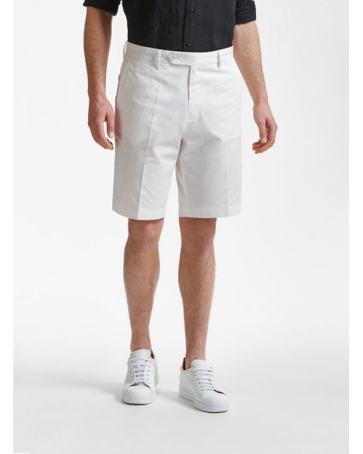 Bermuda En Sergé Léger Gutteridge pour homme en coloris White