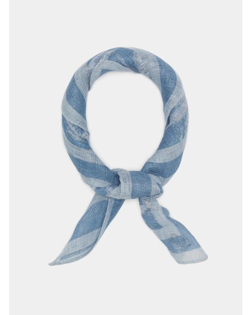 Foulard Palme di Gutteridge in Blue da Uomo