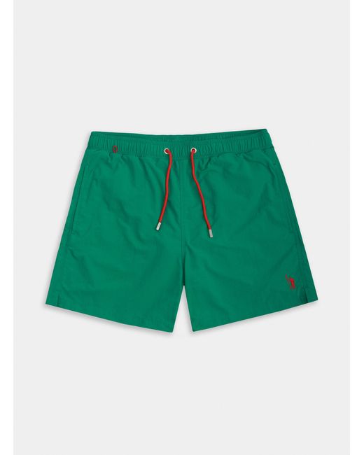 Gutteridge Einfarbige basic-badeshorts in Green für Herren