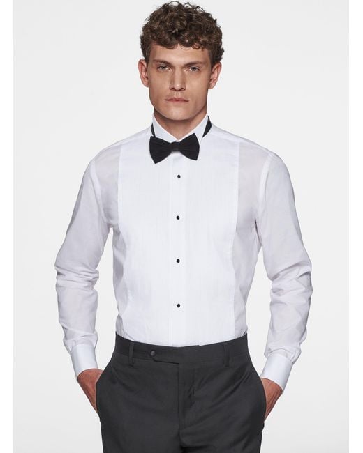Camicia Smoking Diplomatica di Gutteridge in White da Uomo
