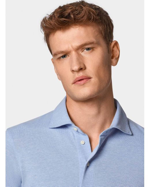 Polo De Piqué Elástico Gt01, Talla Gutteridge de hombre de color Blue