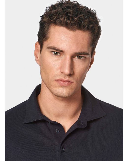 Polo De Piqué Elástico Gt01, Talla Gutteridge de hombre de color Black