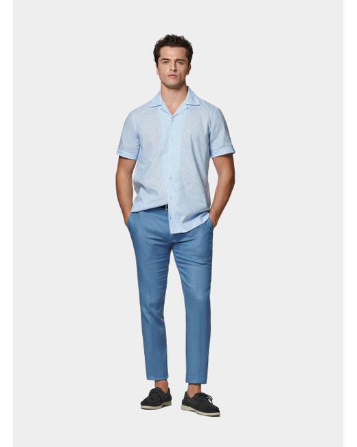 Camicia Bowling di Gutteridge in Blue da Uomo