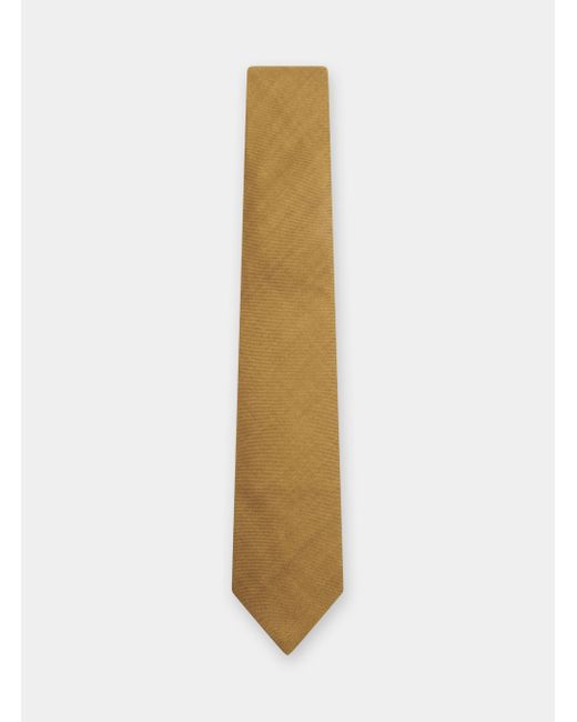 Corbata de lana Gutteridge de hombre de color Brown