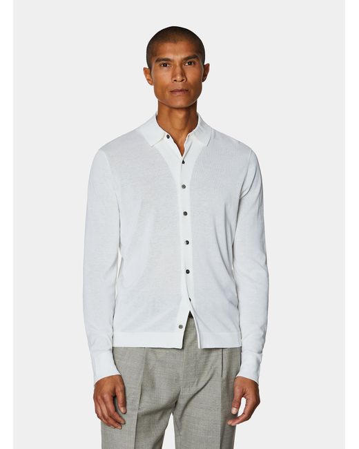 Polo Camicia di Gutteridge in White da Uomo