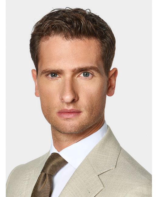 Giacca Hopsack di Gutteridge in Natural da Uomo