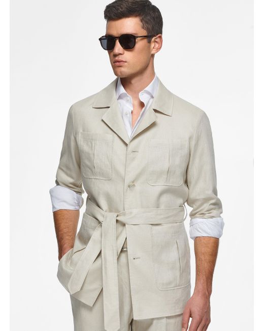 Gutteridge Feldjacke Aus Puro Lino in Gray für Herren
