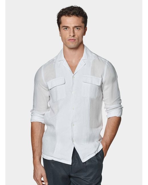 Camicia Bowling di Gutteridge in White da Uomo