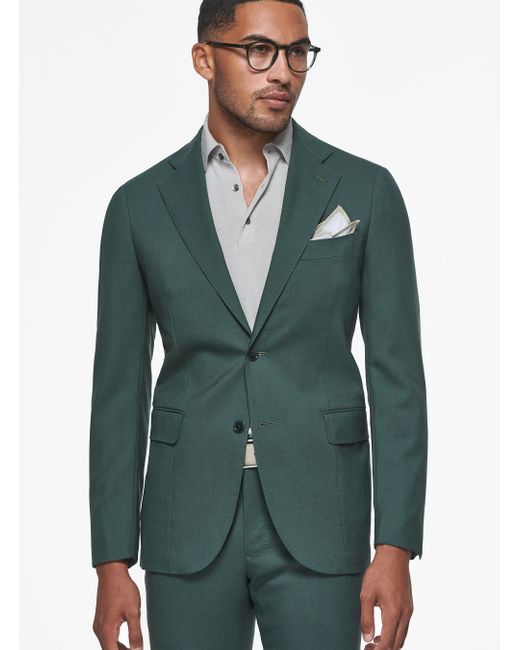 Americana de pura lana Vitale Barberis Canonico Gutteridge de hombre de color Green
