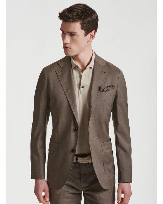 Giacca Per Abito di Gutteridge in Brown da Uomo