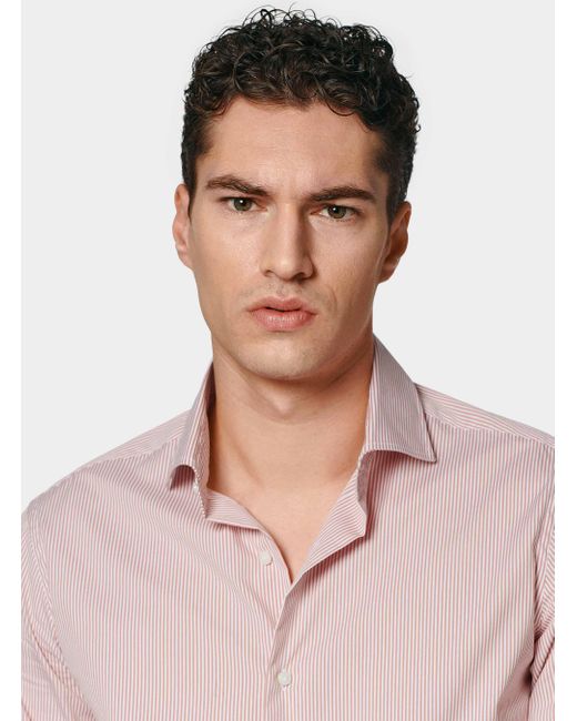 Camicia Rigata di Gutteridge in Pink da Uomo