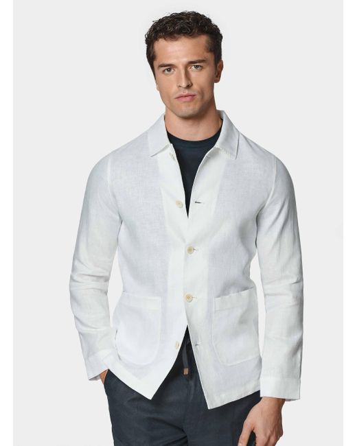 Giacca Camicia di Gutteridge in White da Uomo