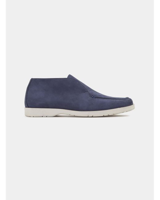 Gutteridge Schlupfstiefelette Aus Nubukleder in Blue für Herren