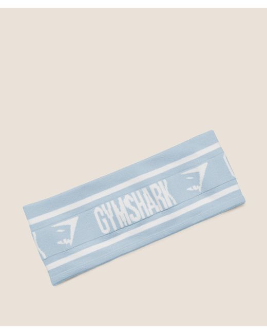 GYMSHARK Blue Diffuse Logo Headband