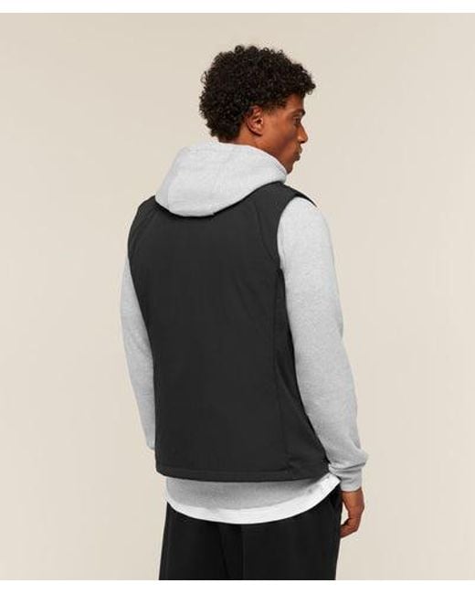 GYMSHARK Black Lightweight Gilet for men