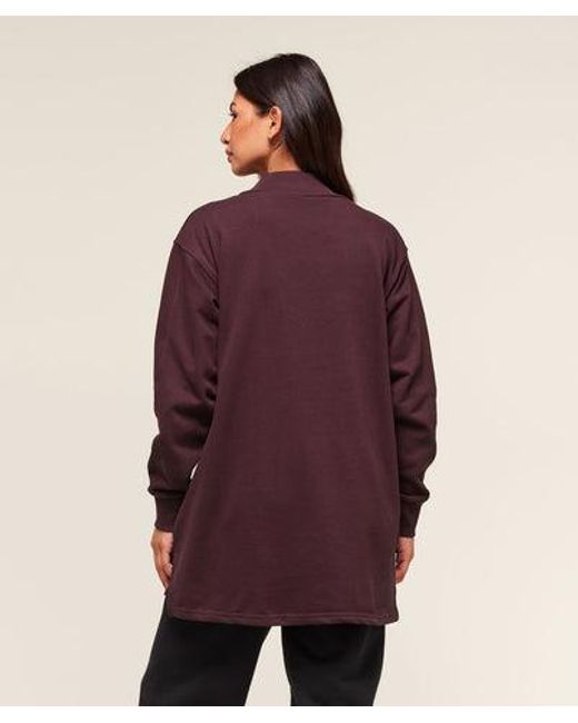 GYMSHARK Purple Covered Pullover