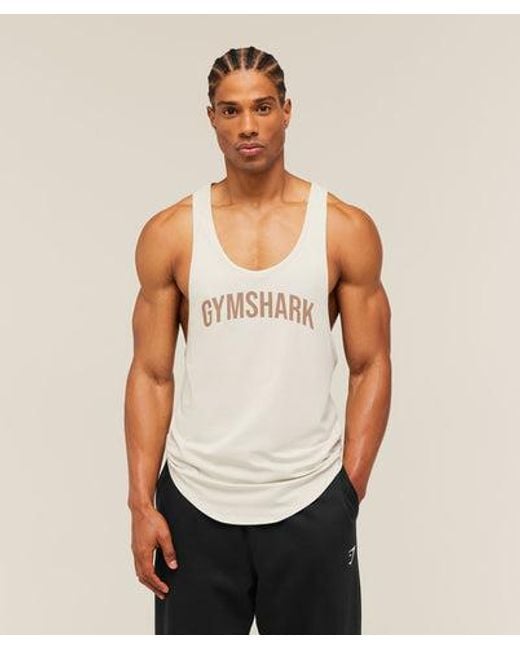 GYMSHARK Natural X Frazetta Power Stringer for men