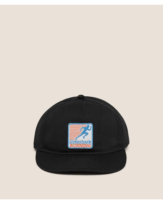 GYMSHARK Black Graphic Trucker
