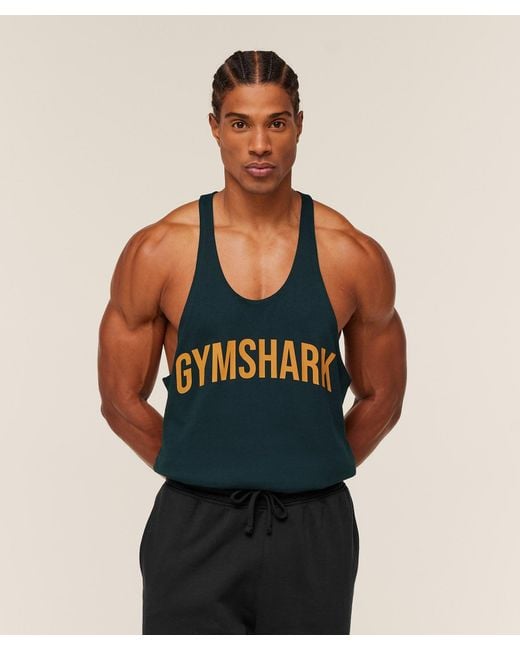 GYMSHARK Blue Power Stringer for men