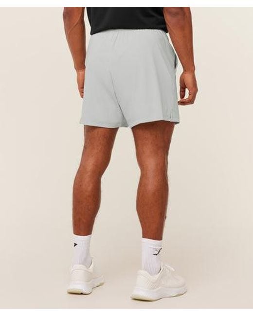 GYMSHARK Gray Active Rest 6" Shorts for men