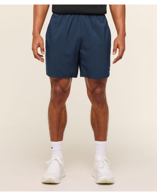 GYMSHARK Blue Arrival 7" Shorts for men