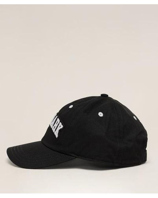 GYMSHARK Black Collegiate Cap