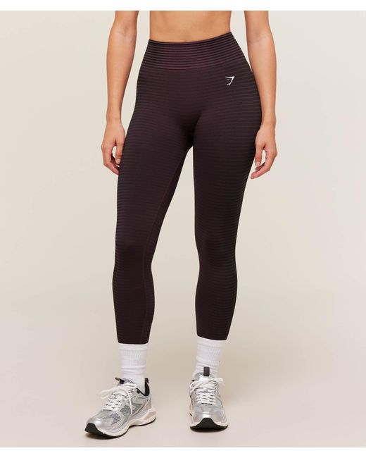 GYMSHARK Blue Sport Seamless Leggings