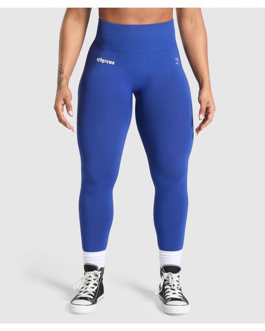 GYMSHARK Blue Sydney X Everyday Seamless Legging