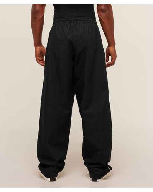 GYMSHARK Black Straight Leg Pumper Pants for men
