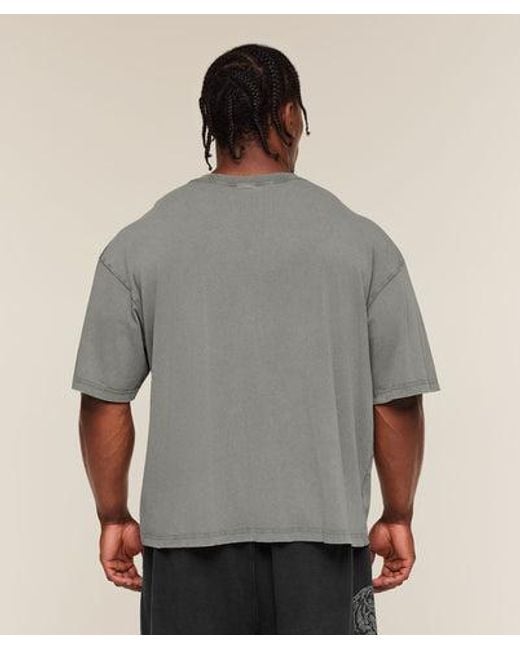 GYMSHARK Gray Vintage Legacy T-Shirt for men