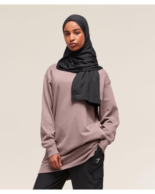 GYMSHARK Natural Covered Pullover