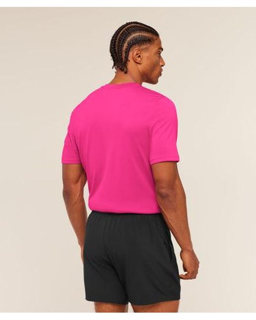 GYMSHARK Pink Arrival T-Shirt for men