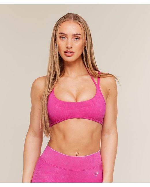 GYMSHARK Purple X Bratz Light Support Sports Bra