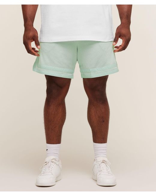 GYMSHARK Natural Campus Mesh Shorts for men