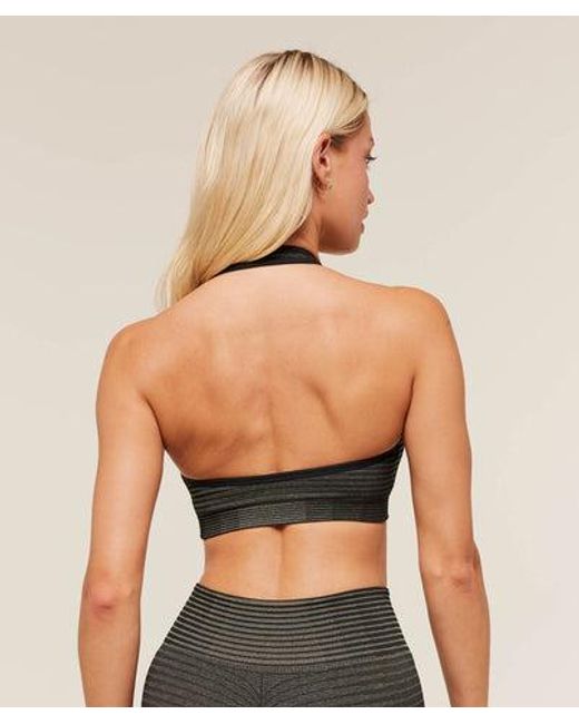GYMSHARK Black Sport Seamless Sports Bra