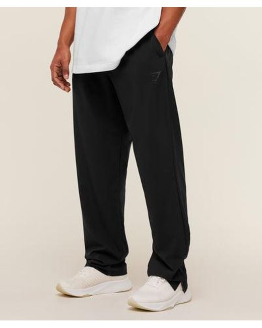 GYMSHARK Black Arrival Contrast Pants for men