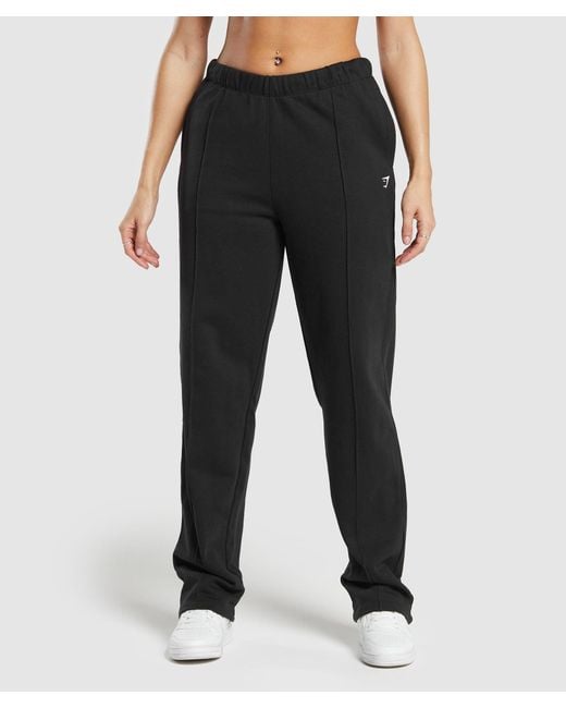 GYMSHARK Black Lifting Straight Leg Joggers