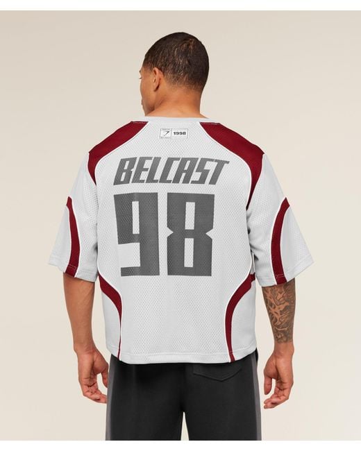 GYMSHARK Gray X Carlos Belcast Mesh Jersey for men