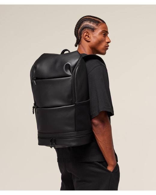 GYMSHARK Black Sleek Backpack
