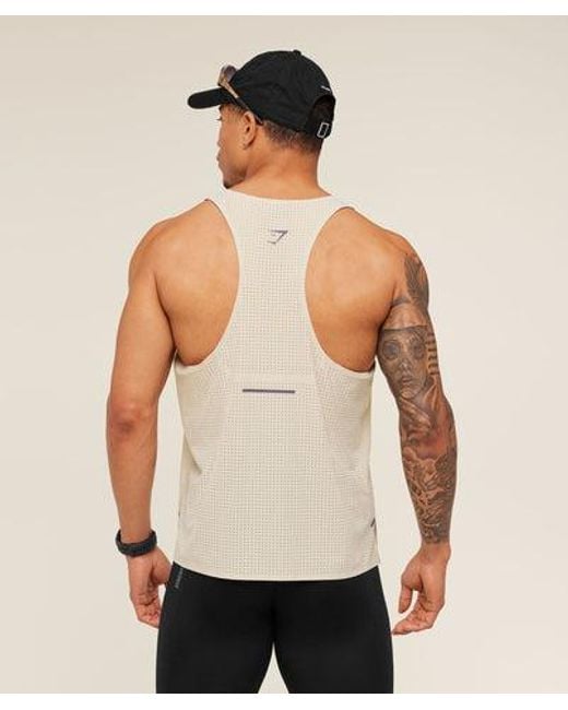GYMSHARK Natural Running Elite Race Vest for men