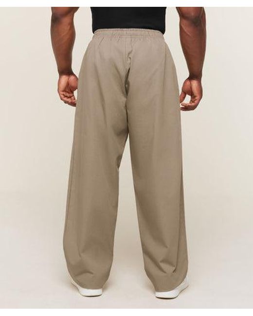 GYMSHARK Natural Straight Leg Pumper Pants for men