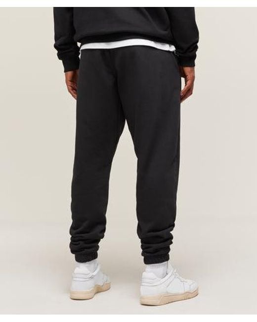GYMSHARK Black Essential Oversized Joggers for men